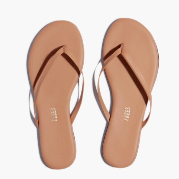 New without Box TKEES Lily Nudes Flip Flops Sz US 5 MSRP $65 - Picture 3 of 6